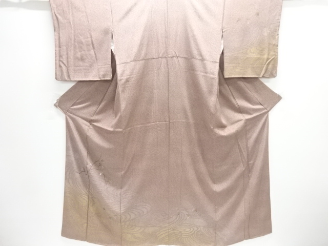 JAPANESE KIMONO / HOMONGI / GINKGO PATTERN